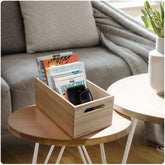 Storage Bins (3 Pack Unfinished Wood)